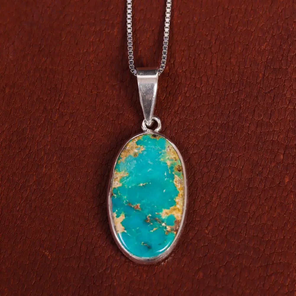 گردنبند فیروزه شجری کد 17369