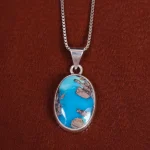 گردنبند فیروزه شجری کد 17382