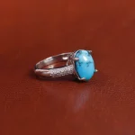 انگشتر فیروزه شجری زنانه کد 17433