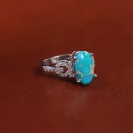 انگشتر فیروزه شجری زنانه کد 17439