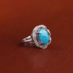 انگشتر فیروزه شجری زنانه کد 17441