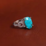 انگشتر فیروزه شجری زنانه کد 17457