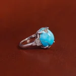 انگشتر فیروزه شجری زنانه کد 17478