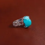 انگشتر فیروزه شجری زنانه کد 17481