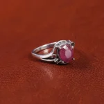 انگشتر یاقوت سرخ زنانه کد 17537