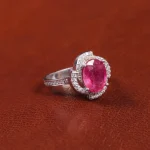 انگشتر یاقوت سرخ زنانه کد 17540