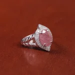 انگشتر یاقوت سرخ زنانه کد 17541