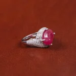 انگشتر یاقوت سرخ زنانه کد 17542