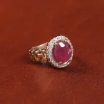 انگشتر یاقوت سرخ زنانه کد 17544