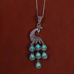 گردنبند فیروزه زنانه کد 17623