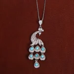 گردنبند فیروزه زنانه کد 17633