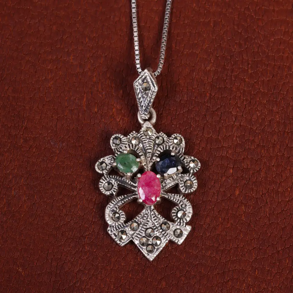 گردنبند میکس زنانه کد 17684