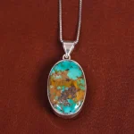 گردنبند فیروزه شجری کد 17704