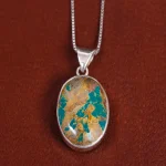 گردنبند فیروزه شجری کد 17706