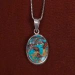 گردنبند فیروزه شجری کد 17732