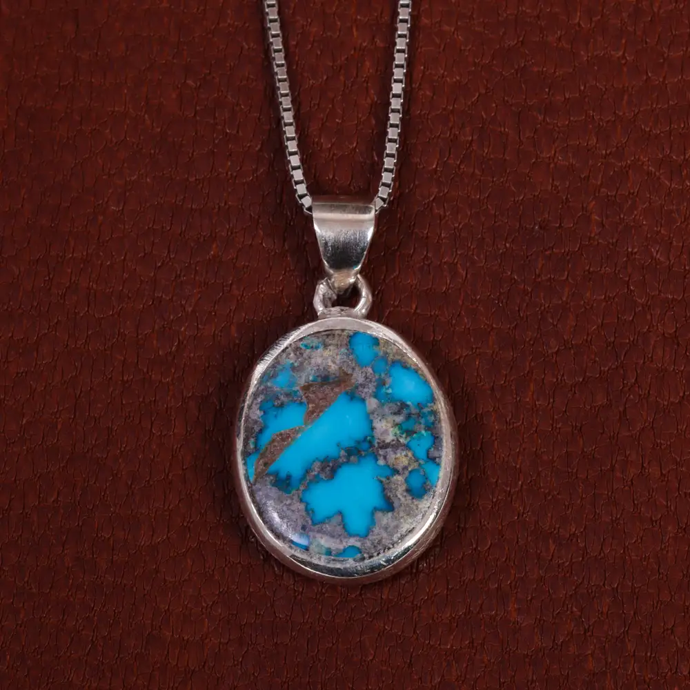 گردنبند فیروزه شجری کد 17751