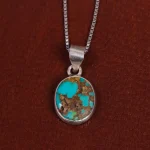 گردنبند فیروزه شجری کد 17754