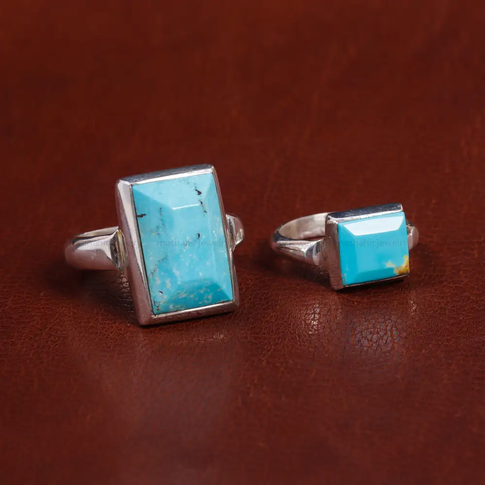 انگشتر ست فیروزه شجری کد 17782