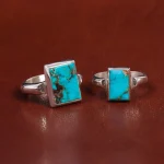 انگشتر ست فیروزه شجری کد 17786