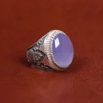 انگشتر عقیق مردانه کد 17826