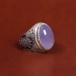 انگشتر عقیق مردانه کد 17829