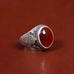 انگشتر عقیق مردانه کد 17831