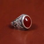 انگشتر عقیق مردانه کد 17834