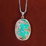 گردنبند فیروزه شجری کد 17869