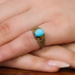 نگین فیروزه عجمی کد 17350