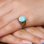 نگین فیروزه عجمی کد 17355