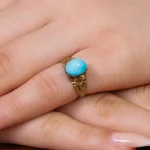 نگین فیروزه عجمی کد 17356