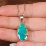 گردنبند فیروزه شجری کد 17369