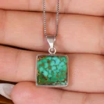 گردنبند فیروزه شجری کد 17372