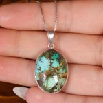 گردنبند فیروزه شجری کد 17373