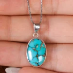 گردنبند فیروزه شجری کد 17378