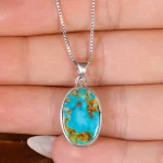 گردنبند فیروزه شجری کد 17380