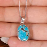 گردنبند فیروزه شجری کد 17381