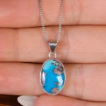 گردنبند فیروزه شجری کد 17382