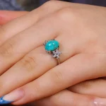 انگشتر فیروزه شجری زنانه کد 17430
