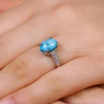 انگشتر فیروزه شجری زنانه کد 17433