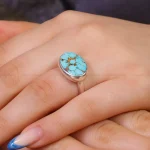 انگشتر فیروزه شجری کد 17484