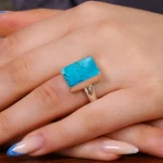 انگشتر فیروزه شجری کد 17491