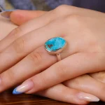 انگشتر فیروزه شجری کد 17492
