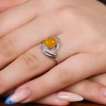 انگشتر شرف الشمس زنانه کد 17502