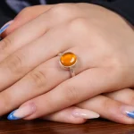 انگشتر عقیق کد 17504