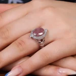 انگشتر یاقوت سرخ زنانه کد 17541