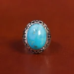 انگشتر فیروزه شجری مردانه کد 17561