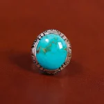 انگشتر فیروزه شجری مردانه کد 17568