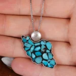 گردنبند فیروزه شجری کد 17626