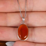 گردنبند عقیق کد 17703